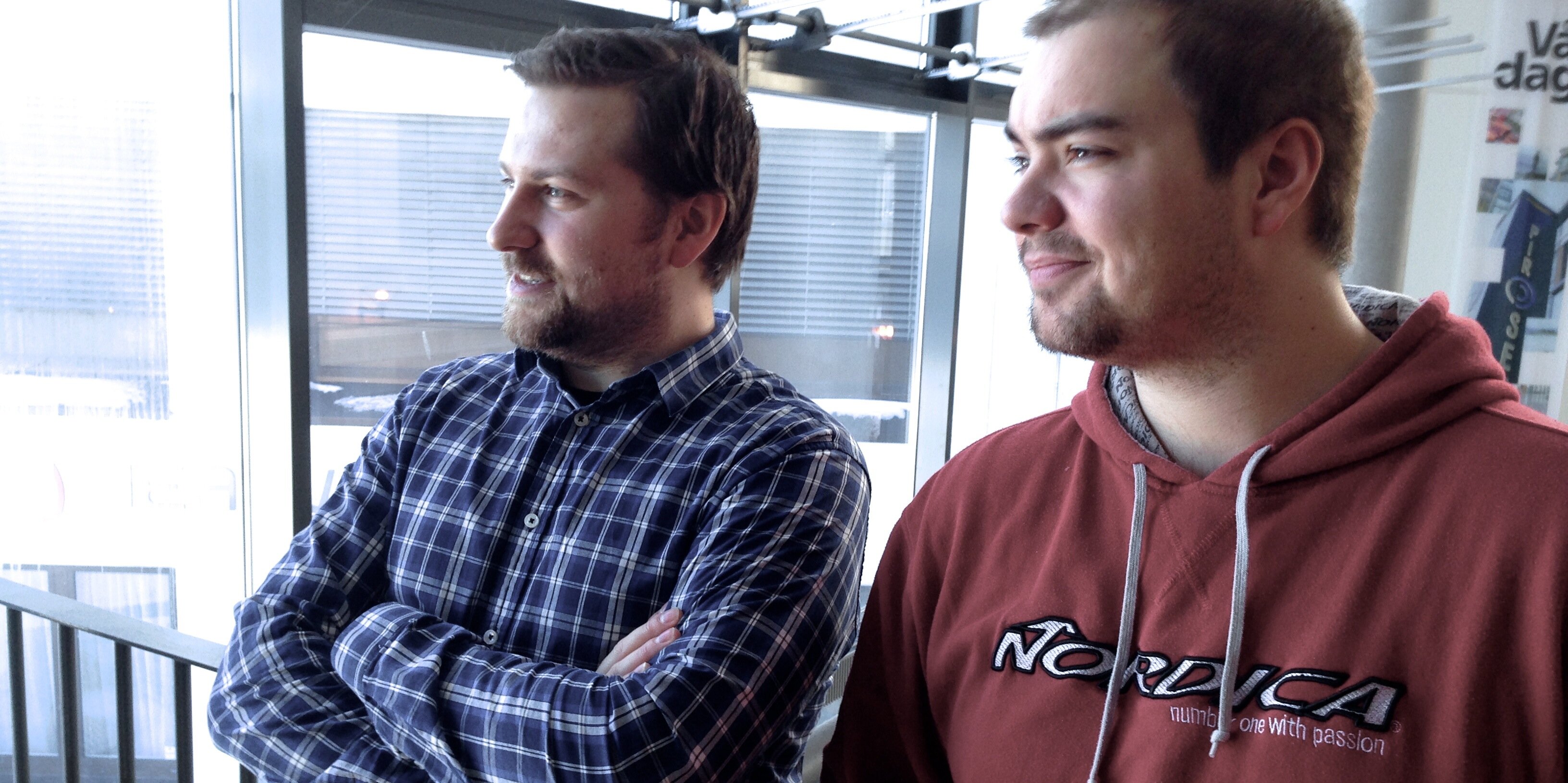 Øyvind A. Sandberg (29) og Christian Wilhelmsen (26) ser frem til arbeidslivet.